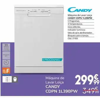 Conforama Lava louças candy promoção