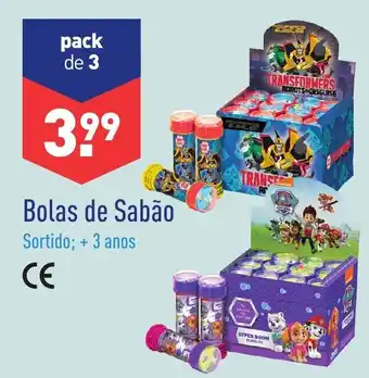 ALDI Bolas de Sabão promoção