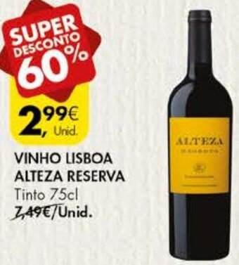 Vinho Lisboa Alteza Reserva 75cl