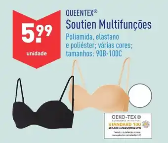 ALDI Queentex Soutien Multifunções 90B-100C promoção