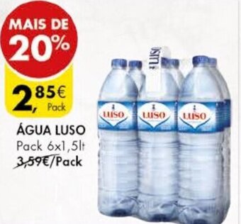 Pingo Doce Água Luso 6x1,5lt promoção
