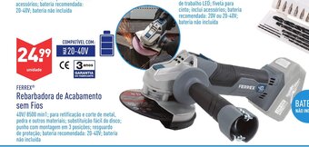 ALDI Ferrex Rebarbadora de Acabamento sem Fios promoção