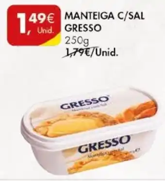 Pingo Doce Manteiga C/Sal Gresso 250g promoção
