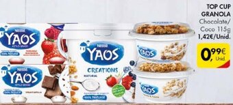 Pingo Doce Top Cup Granola 115g promoção