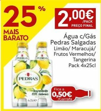 Amanhecer Água com sabor pedras promoção