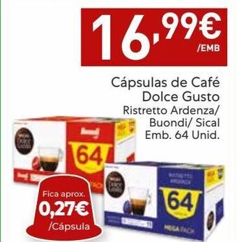 Amanhecer Cápsulas de café dolce gusto promoção
