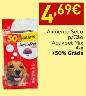 Amanhecer Ração para cães activpet promoção