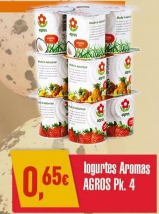 Miranda Supermercados Iogurte agros promoção