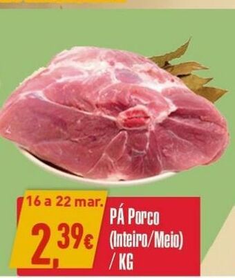 Miranda Supermercados Carne suína promoção