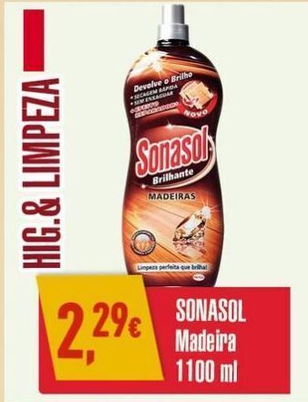 Miranda Supermercados Limpadores sonasol promoção