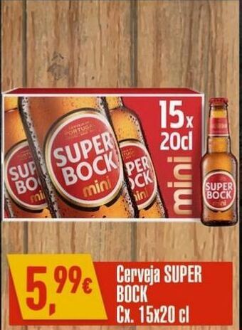 Miranda Supermercados Cerveja super bock promoção