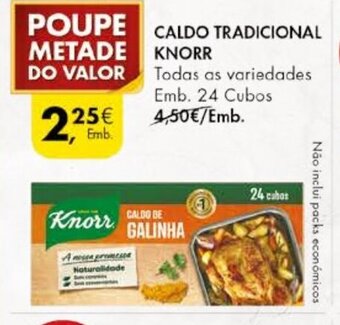 Pingo Doce Caldo Tradicional Knorr promoção