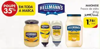 Pingo Doce Maionese Frasco de vidro 416g promoção