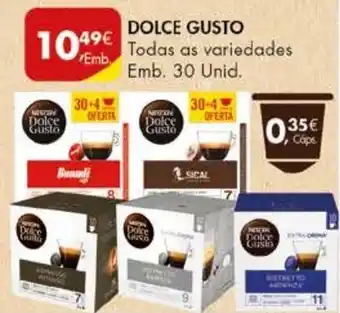 Pingo Doce Dolce Gusto 30 unid promoção