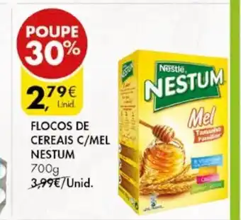 Pingo Doce Flocos de Cereais C/Mel Nestum 700g promoção