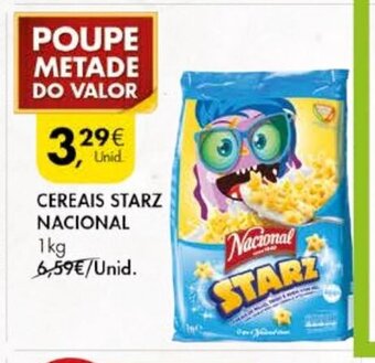 Pingo Doce Cereais Starz Nacional 1kg promoção