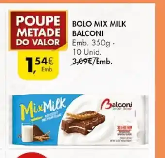 Pingo Doce Bolo Mix Milk Balconi promoção