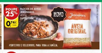 Pingo Doce Flocos de Aveia Jeronimos 400g promoção