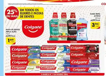 Pingo Doce Colgate De Dentes Tripla Ação 75ml promoção