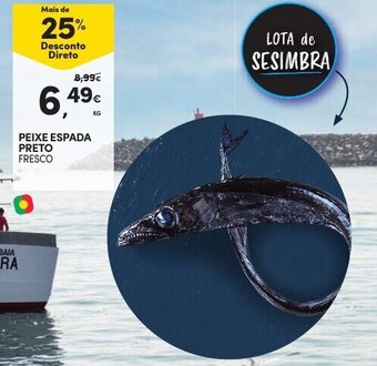 Continente Peixe Espada Preto promoção