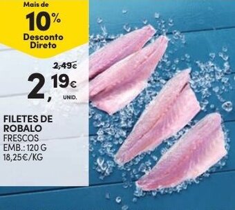Continente Filetes de Robalo 120g promoção