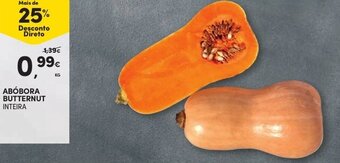 Continente Abóbora Butternut promoção