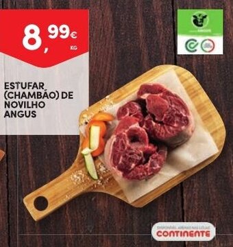 Continente Estufar (Chambão) de Novilho Angus promoção