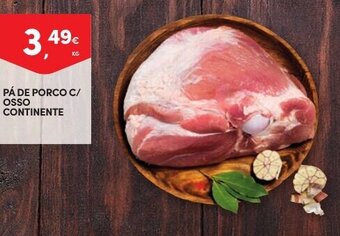 Continente Pá de Porco c/Osso Continente promoção