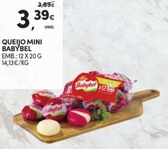 Continente Queijo Mini Babybel 12 x 20g promoção