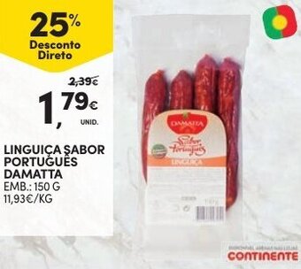 Linguiça Sabor Portugues Damatta 150g