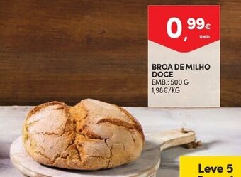 Continente Broa de Milho Doce 500g promoção