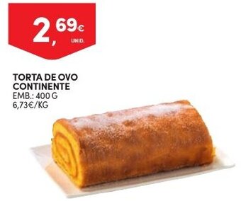 Continente Torta de Ovo Continente 400g promoção