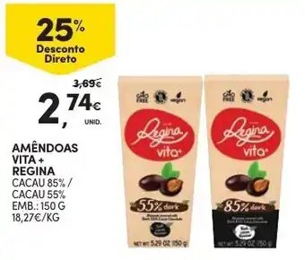 Amêndoas Vita+ Regina 150g