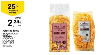 Corn Flakes Biologicos Veríval 250g