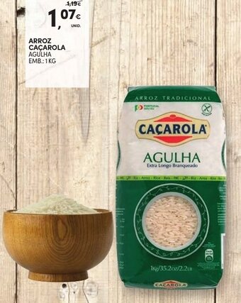 Continente Arroz Caçarola Agulha 1kg promoção