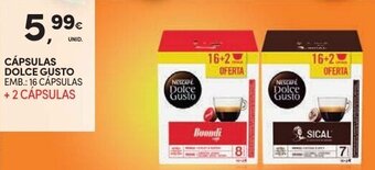 Continente Cápsulas Dolce Gusto 16 + 2 cápsulas promoção
