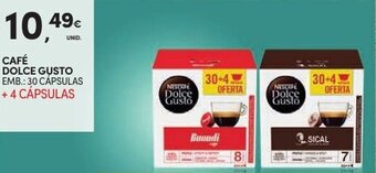 Continente Café Dolce Gusto 30 cápsulas promoção