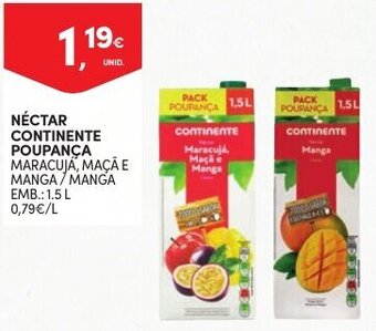 Continente Néctar Continente Poupança 1.5L promoção