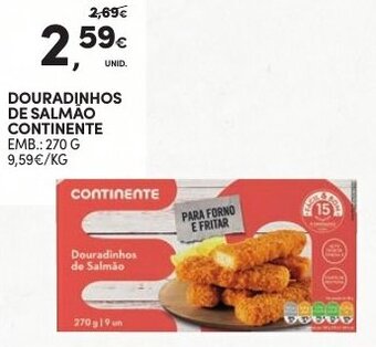Continente Douradinhos de Salmão Continente 270g promoção