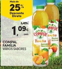 Continente Compal Família promoção