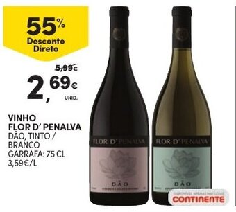 Continente Vinho Flor D' Penalva 75cl promoção