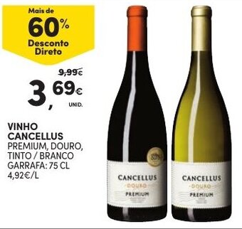 Continente Vinho Cancellus 75cl promoção