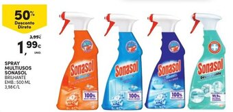 Continente Spray Multiusos Sonasol 500ml promoção