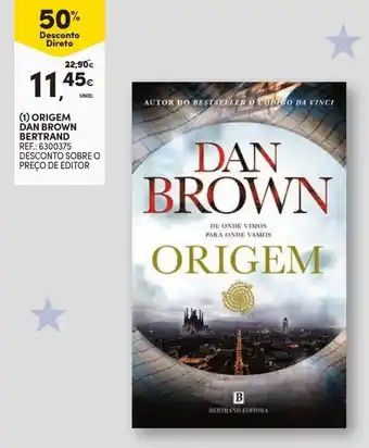 Origem Dan Brown Bertrand