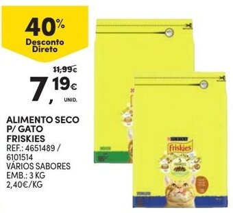Continente Alimento Seco p/Gato Friskies 3kg promoção