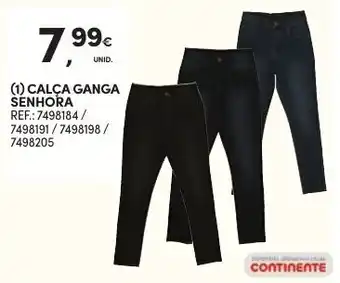 Continente Calça Ganga Senhora promoção