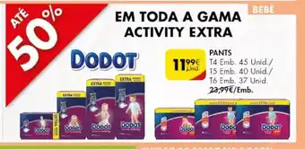 Pingo Doce Dodot Em Toda A Gama Activity Extra Pants promoção