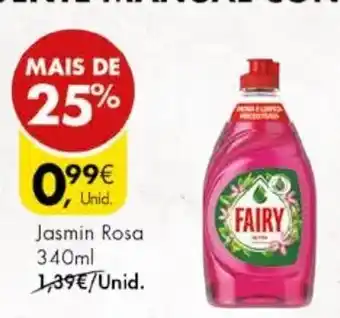 Pingo Doce Fairy Jasmin Rosa 340 ml promoção