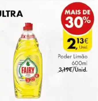 Pingo Doce Fairy Limão 600ml promoção