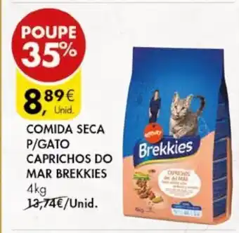 Pingo Doce Comida Seca P/Gato Caprichos Do Mar Brekkies 4kg promoção